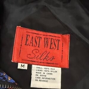 East West Silks bomber native American Jacket